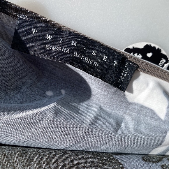 Simona Barbieri Twin Set Camouflage Top Size S - Picture 7 of 7